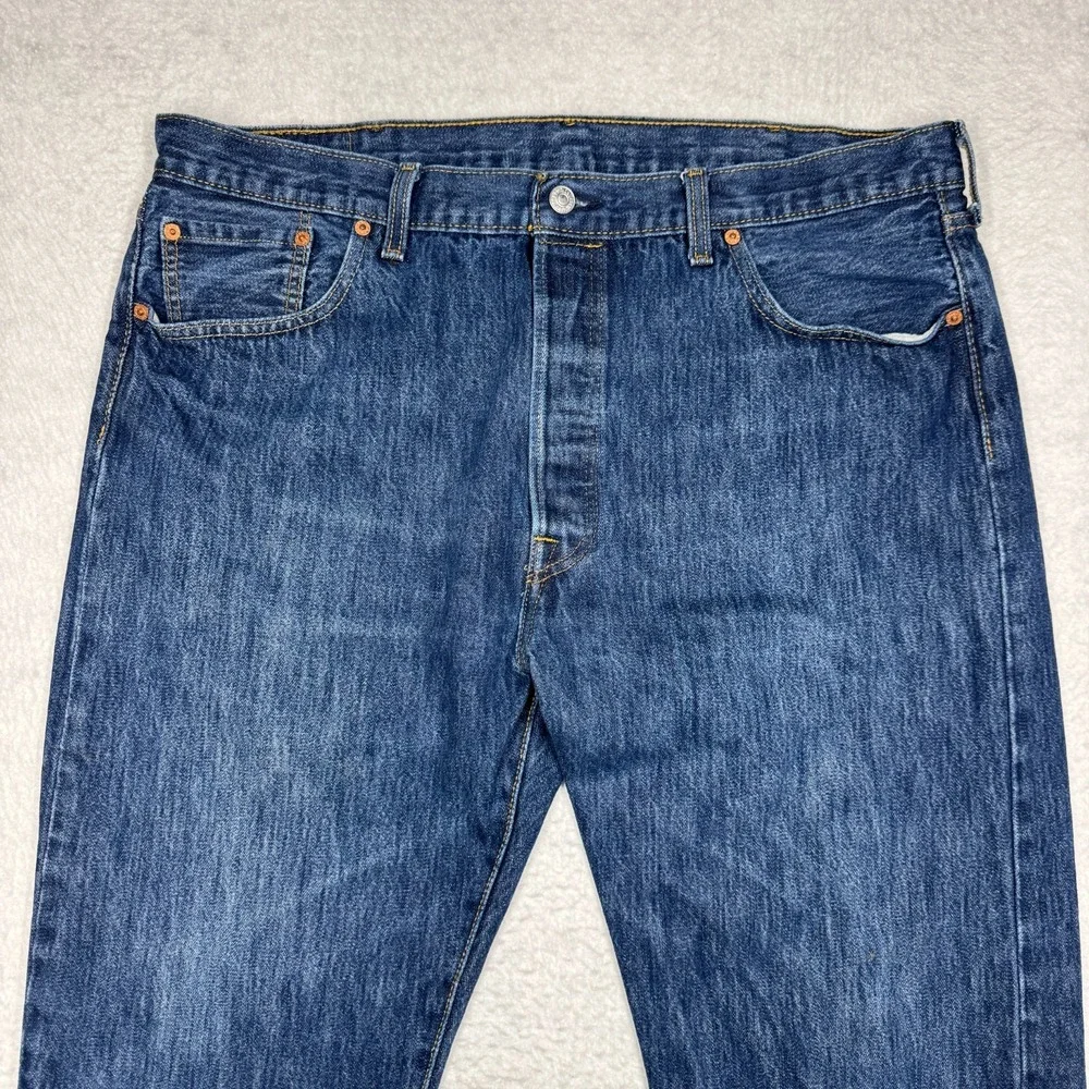 Levi's 501 Jeans‎ Dark Wash Straight Leg Denim Casual Men's Size 40x30